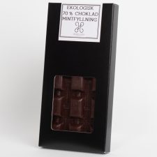 Ekologisk 70% chokladkaka med mintfyllning